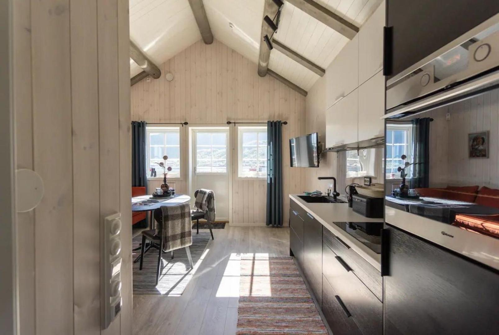 Madelhea Cabin- Seaview Lodge Reine Bagian luar foto